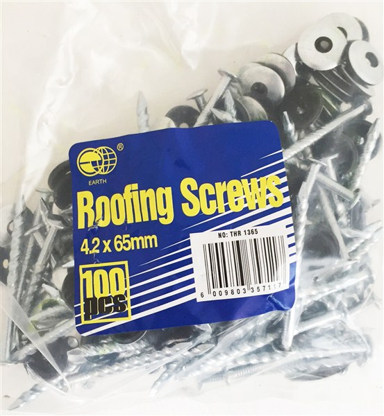 Screw Roofing [Comb/Washer] Corrulock  66Mm Box Of 100