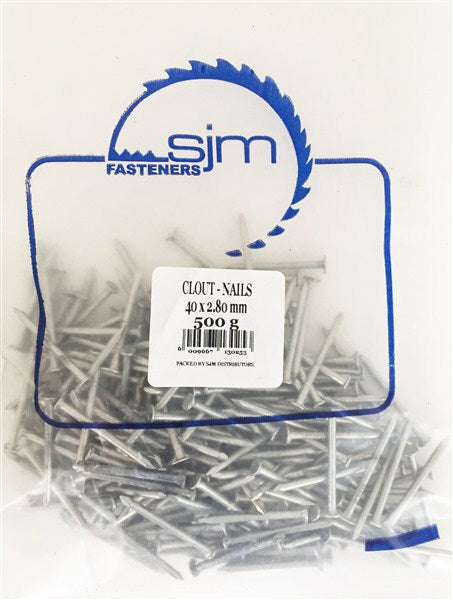 Nail Clout 40Mm 500Gr Pack