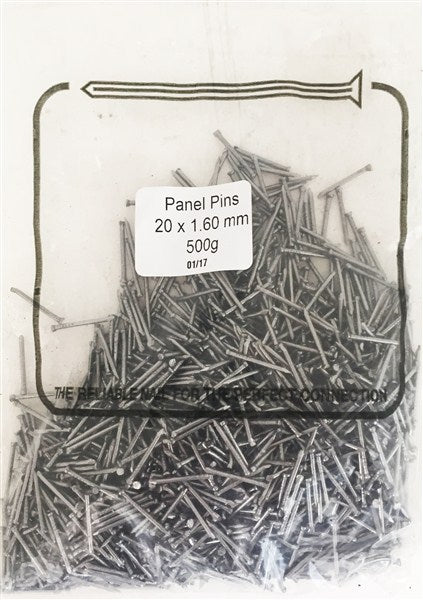 Nail Panel Pins 20Mm 500Gr Pack