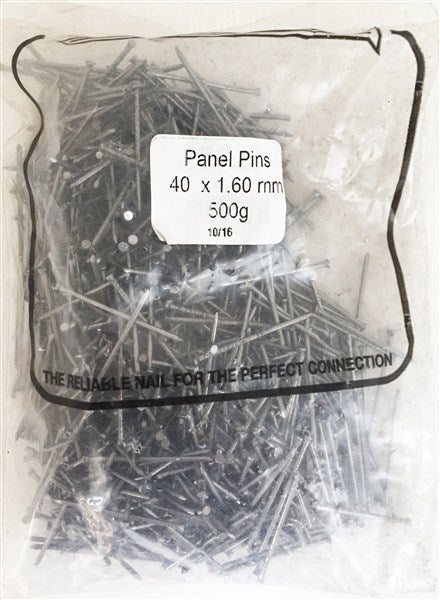 Nail Panel Pins 40Mm 500Gr Pack