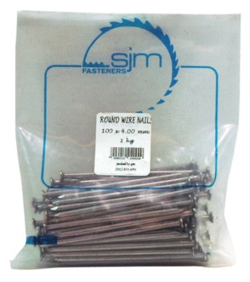 Nail Wire 100Mm 1Kg Pack