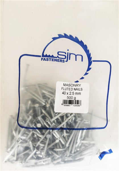 Nail Fluted 40Mm 500Gr Pack