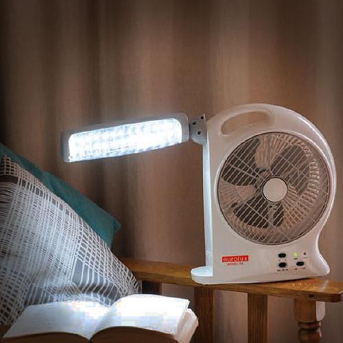 Rechargeable Portable Fan & Led Light