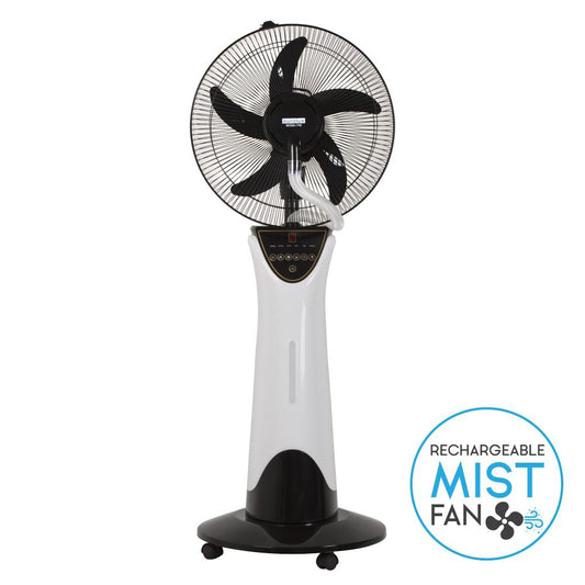 Portable Rechargeable Mist Fan With Led Light