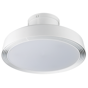 Brightstar Sleek White Bathroom Extractor Fan with 11W LED Light (4000K)