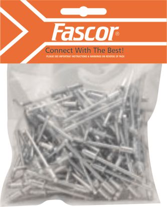 Rivet Fascor Pkt/100 As4808 4.8X08Mm