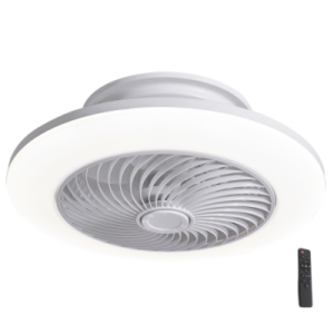 Brightstar Space Saving LED Ceiling Fan with Remote Control and Changeable 3000K-6000K Color Temperature