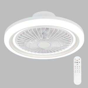 Brightstar FCF019 White Ceiling Fan with Remote Control and 3 CCT LED