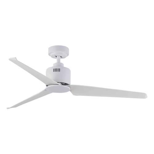 52" 3 Blade Ceiling Fan With Remote - White