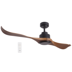 Brightstar FCF081 Matt Black 52-inch Ceiling Fan with ABS Blades and Remote Control