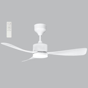 Brightstar FCF107 White 42-inch Ceiling Fan with 6-Speed DC Motor and 3 CCT LED Light