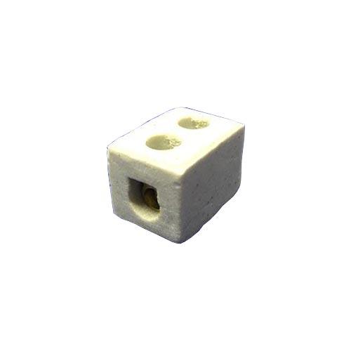 Porcelain Connectors 15A 1-Way 2 Hole