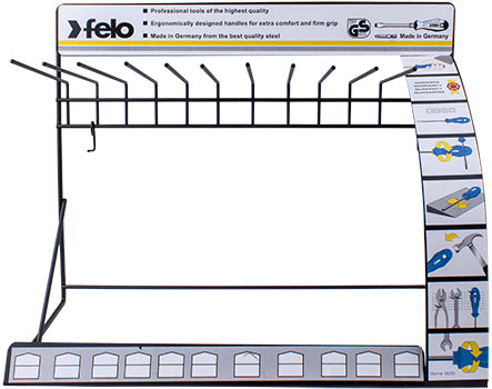 Felo Stand. Display 11 Hooks Empty
