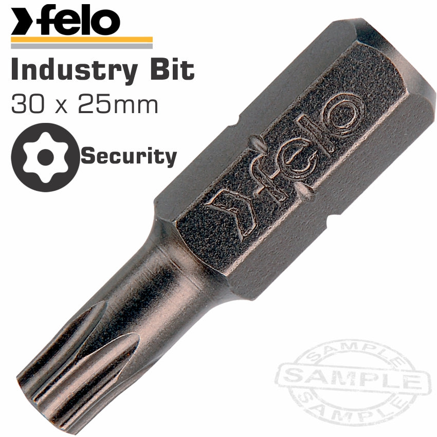 Felo Torx Security Tx30 X 25Mm Bulk Ins. Bit