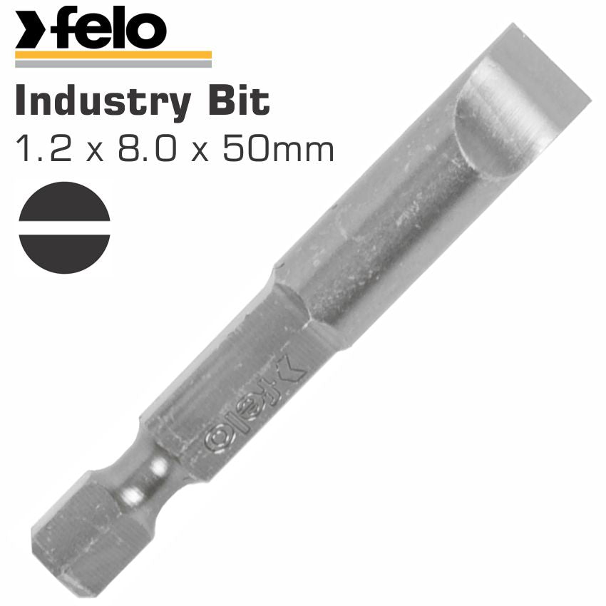 Felo Slot Sl 1.2 X 8.0 X 50Mm Bulk Pow. Bit