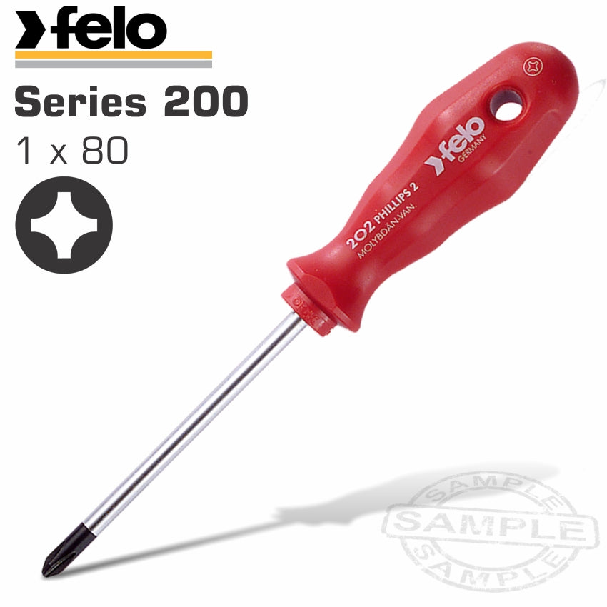 Felo 202 Ph1X80 S/Driver Shock Proof