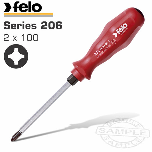 Felo 226 Ph2X100 S/Driver Steel Cap Shock Proof