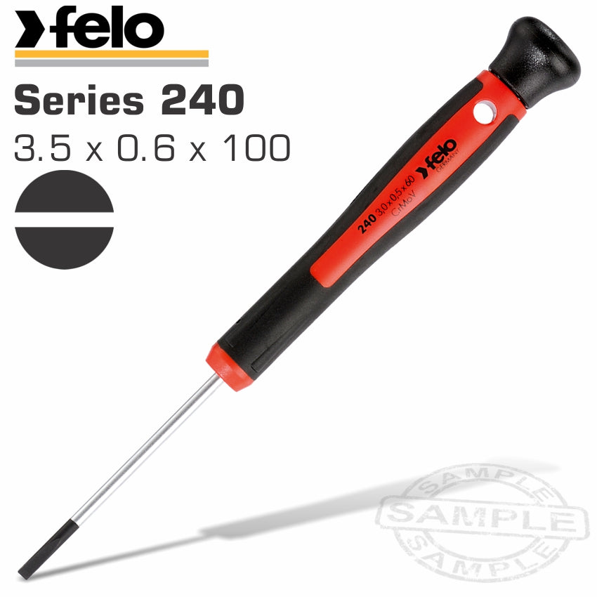 Felo 240 Sl3.5X0.6X100 S/Driver Precision Rot. Cap