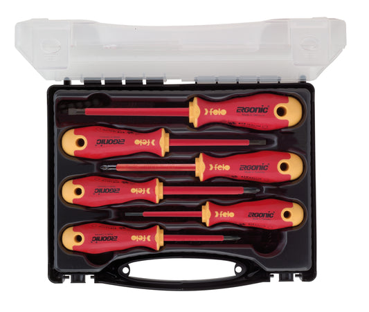 Felo 413 S/Driver Set 6Pc Ergonic Insulated Vde Sl/Ph/Pz
