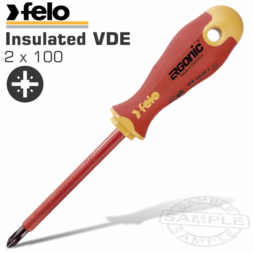 Felo 415 Pz2X100 S/Driver Ergonic Insulated Vde