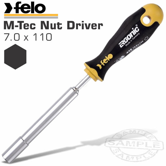 Felo 428 7.0X110 Nut Driver Ergonic Magnetic