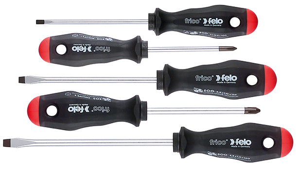 Felo 500 S/Driver Set 5Pcs Sl & Ph Magnetic Frico