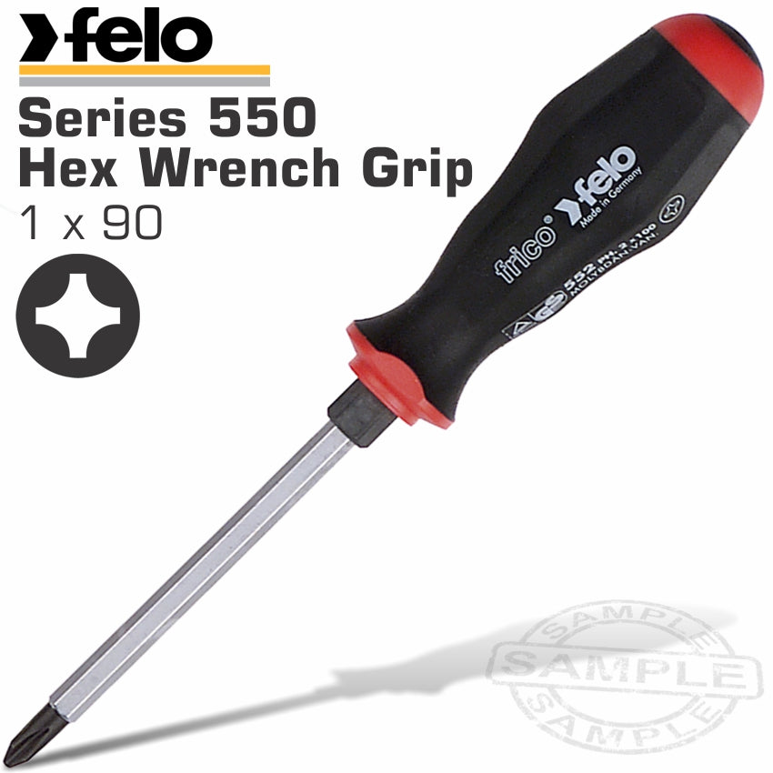 Felo 552 Ph1X90 S/Driver Frico Hex Wrench Grip