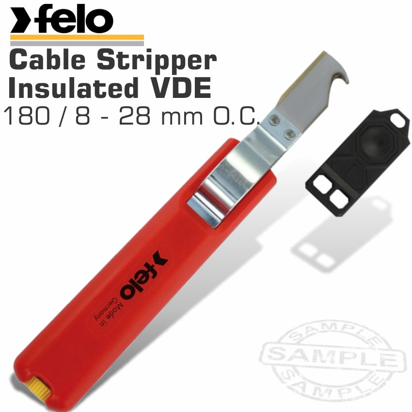 Felo 584 Cable Stripper 180Mm O.C.  8.0-28Mm