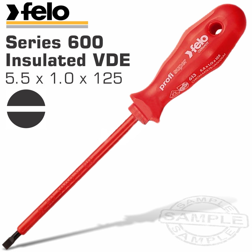 Felo 613 Sl5.5X1.0X125 S/Driver Profi Super Insulated Vde