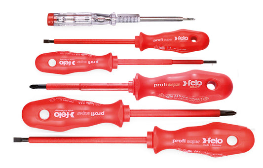 Felo 613 S/Driver Set 6Pc Profi Super Insulated Vde Sl/Ph/Mains Tester