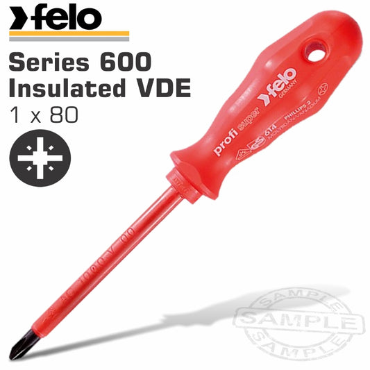Felo 615 Pz1X80 S/Driver Profi Super Insulated Vde