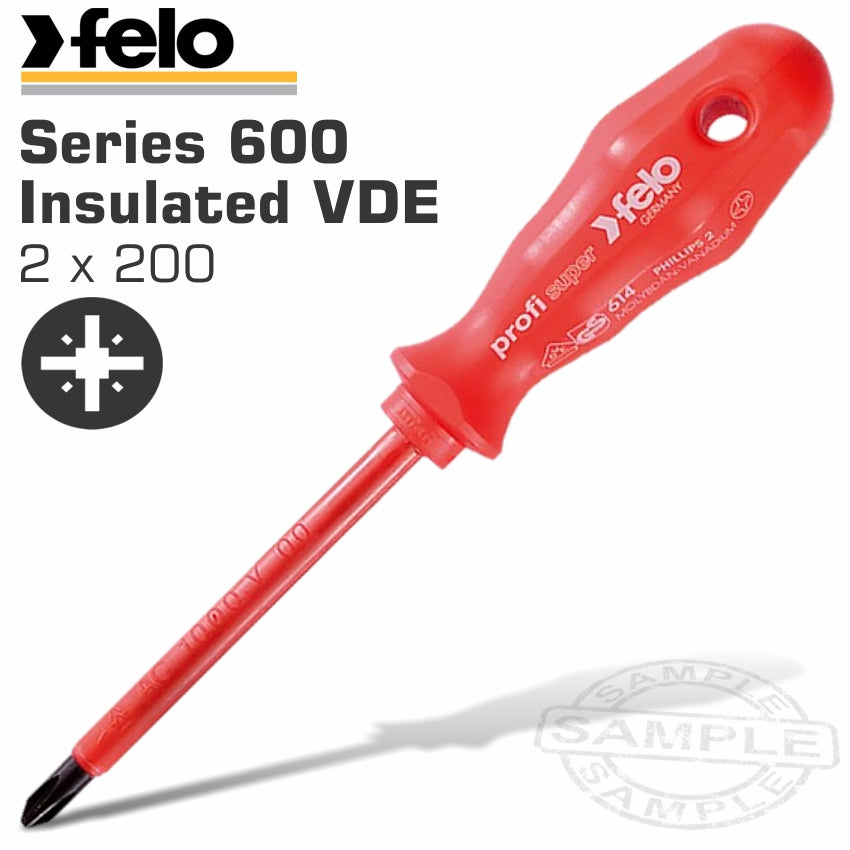 Felo 615 Pz2X100 S/Driver Profi Super Insulated Vde