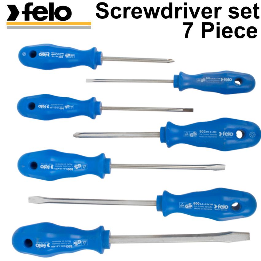 Felo S/Driver Set 7-Pc Sl