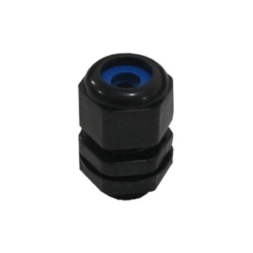 Cable Gland No.0 Flat Black With Blue Grommet