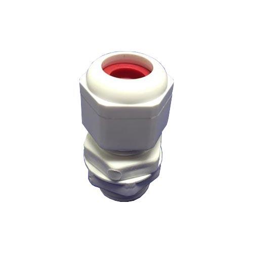Cable Gland No. 1 Pp White With Red Grommet