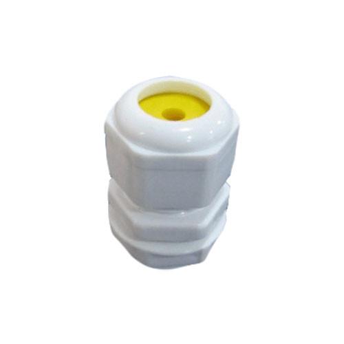 Cable Gland No.00 White With Yellow Grommet