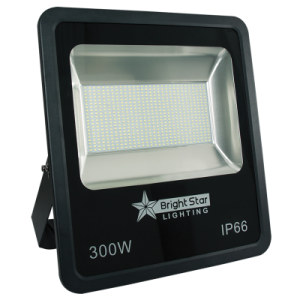 Brightstar FL005 Black 300W IP66 LED Flood Light (6500K, 33000 Lumen)
