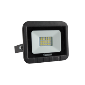 Brightstar FL011 Black 20W IP65 LED PVC Flood Light (6000K, 1000 Lumen)