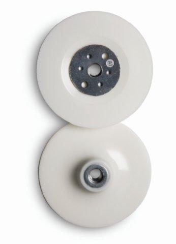 Flexipad Grinder Pad & Nut 100Mm 3/8X24Unf White