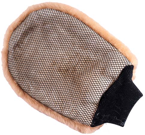 Flexipad Merino Super Soft Lambskin Wash Mesh Mitt