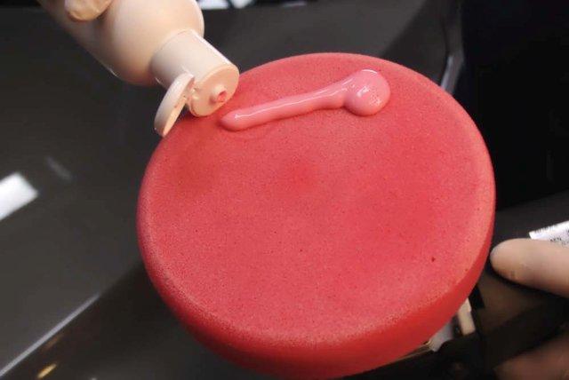 Flexipad Liquid Shine 150Mm Zero Swirl Foam Pad - Red 2Pce