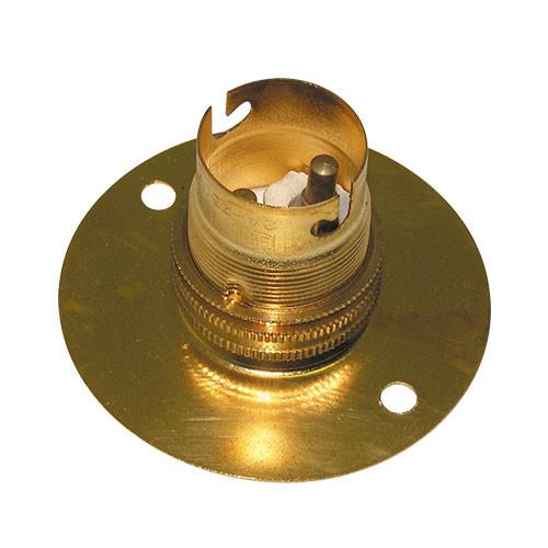Brass B22 Batten Lamp Holder 50Mm