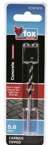 Fox Drill Bit Concrete 5.0Mm X 85Mm