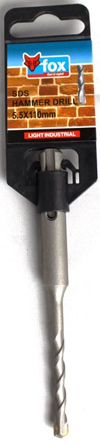 Fox Sds Plus Hammer Bits 5.5X110/50Mm