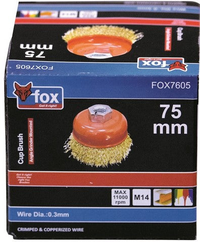 Fox Crimped Wire Cup 70Mm -M14