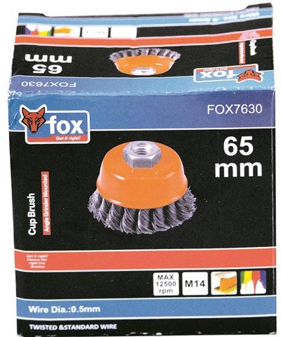 Fox Twist Knot Wire Cup 60Mm-M14