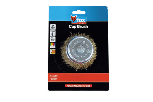 Wire Cup Fox Crimped Course 85Mm(Drill)