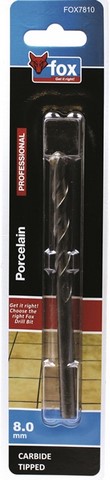 Fox Drill Bit Procelain 8Mm