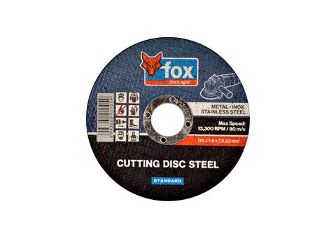 Abrasive Fox Cut Steel 115X1.6Mm Std