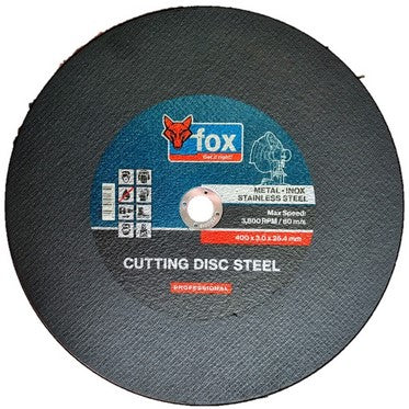 Abrasive Fox Cut Stainless Steel 400X3.0Mm Pro